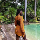 Robe en tricot découpée Vibes